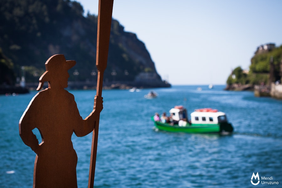 Embouchure de la baie de Pasaia, à 20 km d'Hendaye, en pays basque sud
