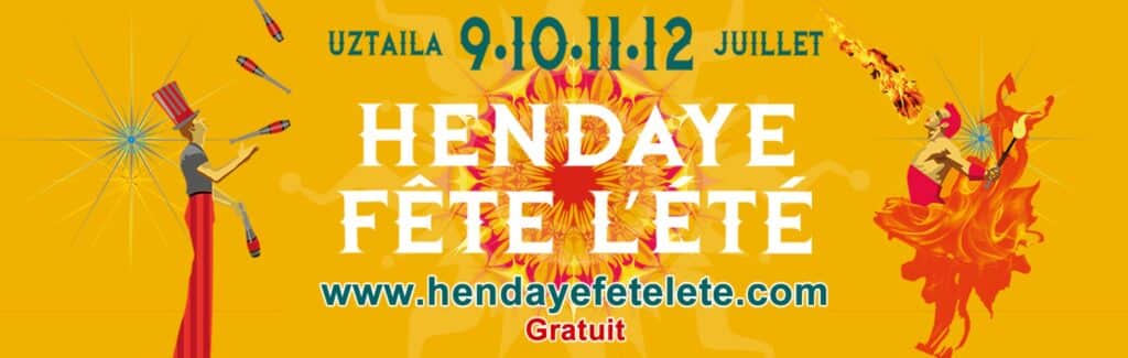 Bandeau Hendaye Fête l'Eté - Hendaye Tourisme