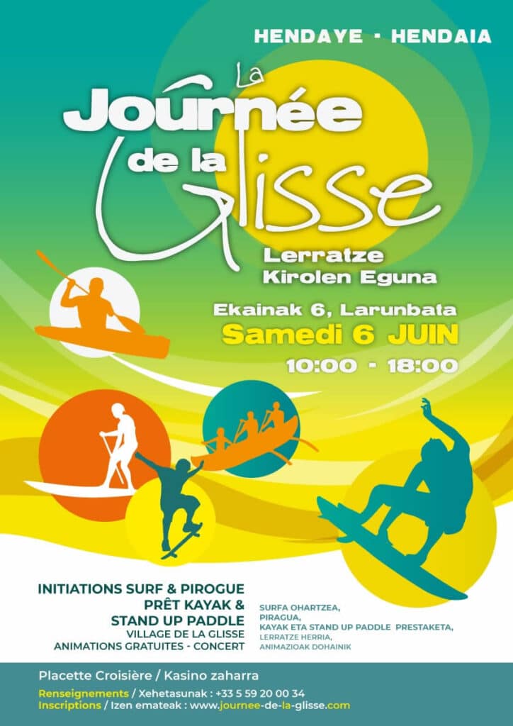 Affiche Journée de la Glisse 2026 - Hendaye Tourisme