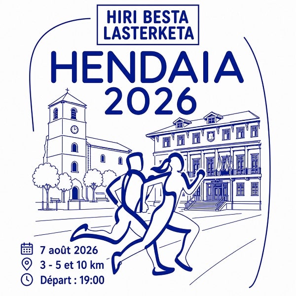 Affiche course Hiri Besta 2026 - Hendaye Tourisme