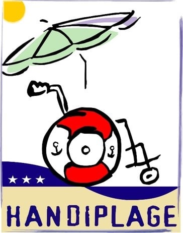 Logo Handiplage - Hendaye Tourisme