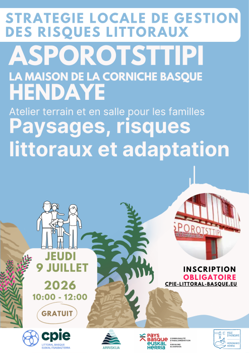 Atelier en familles - Paysages, risques littoraux et adaptation Atelier en familles - Paysages, risques littoraux et adaptation