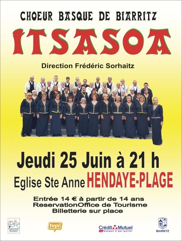 Concert avec la chorale Itsasoa Concert avec la chorale Itsasoa