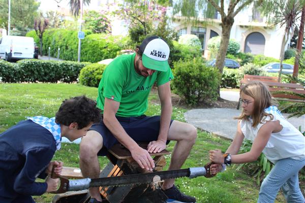 Jeux basques Bucheron Ete - Hendaye Tourisme