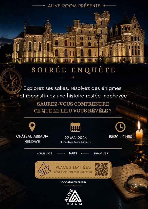 Soirée Enquête à Abbadia...
