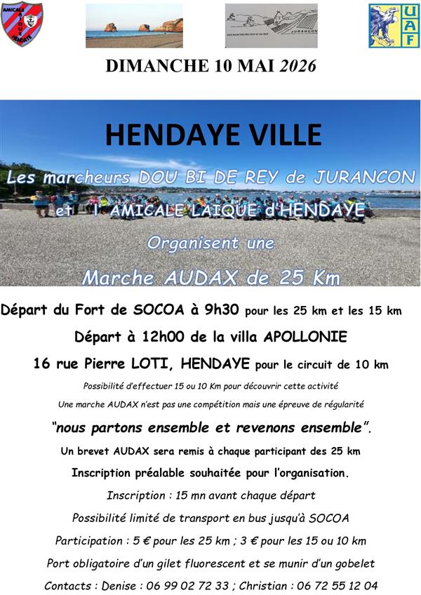 Marche Audax de 25 km