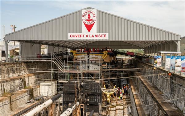 hermione-grand-carenage-port-de-bayonne-visite